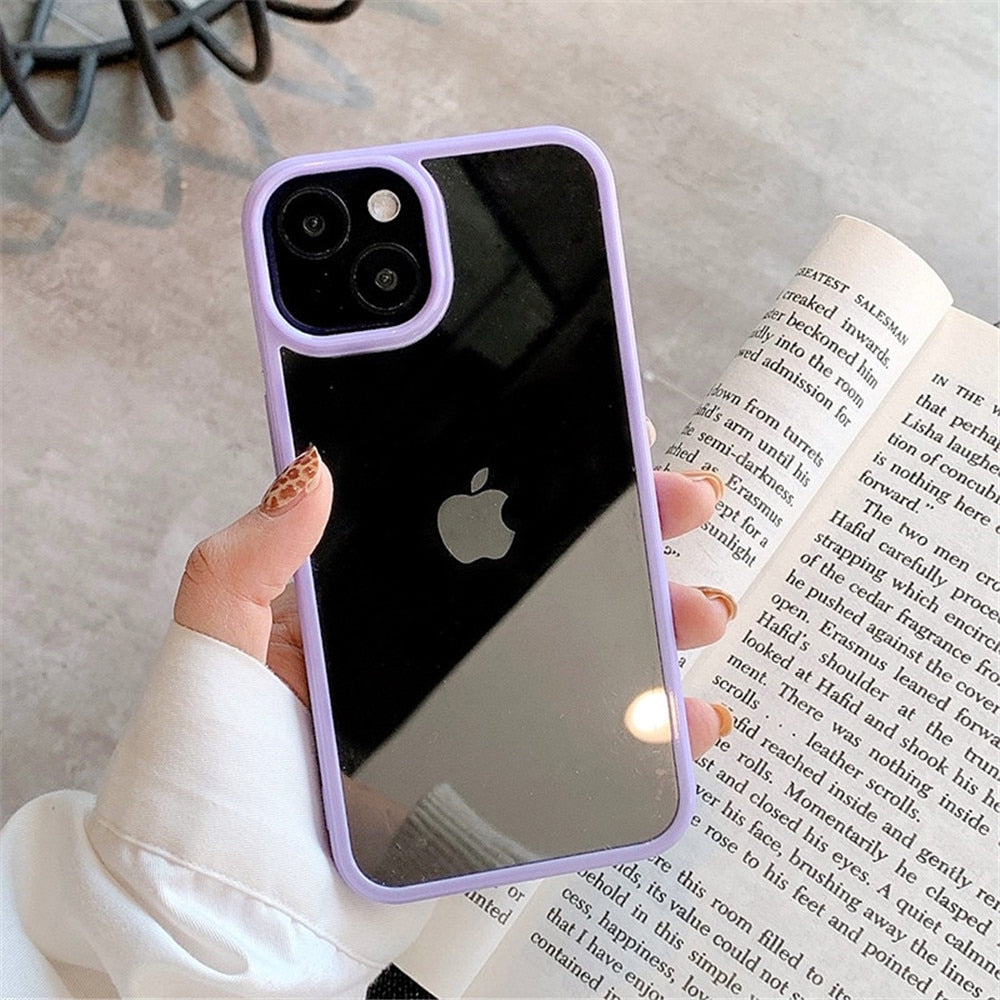 Coloured Transparent Silicone iPhone Case