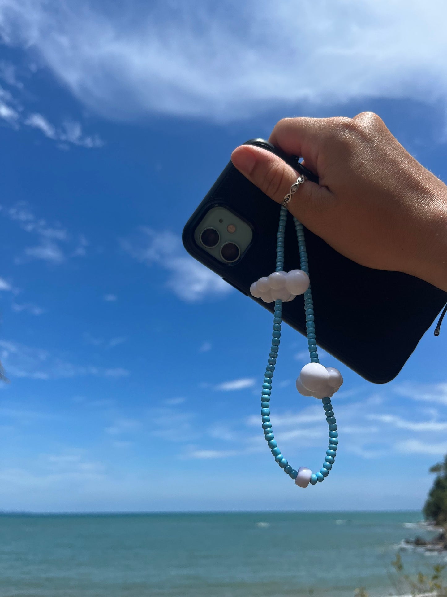 Head In The Clouds Phone Charm